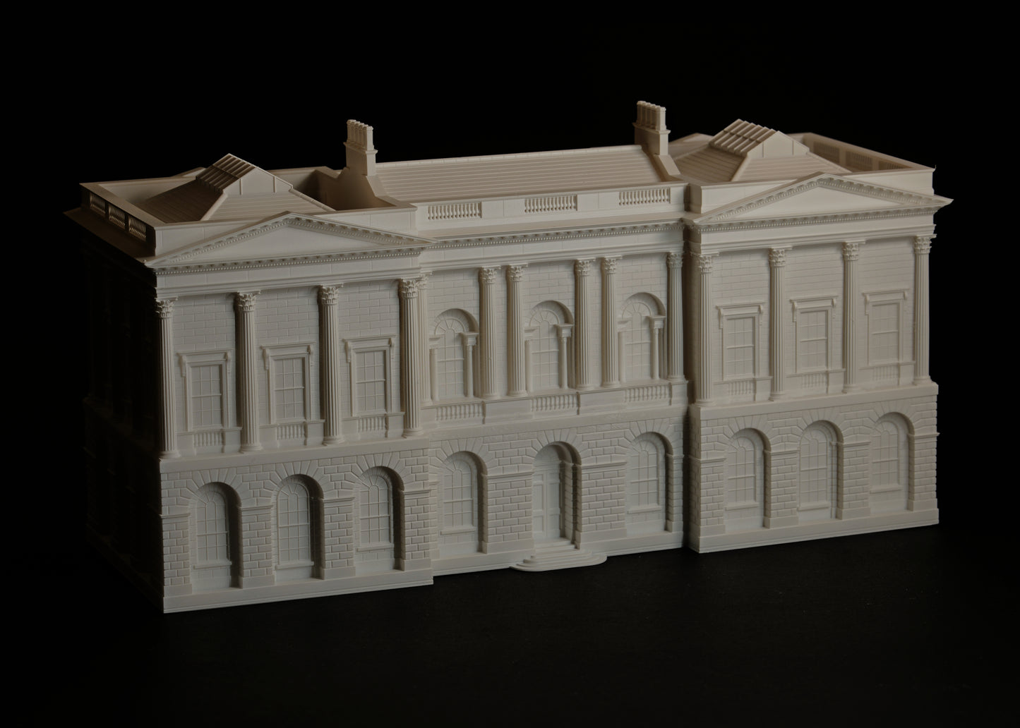 Classical Country House Architectural Model