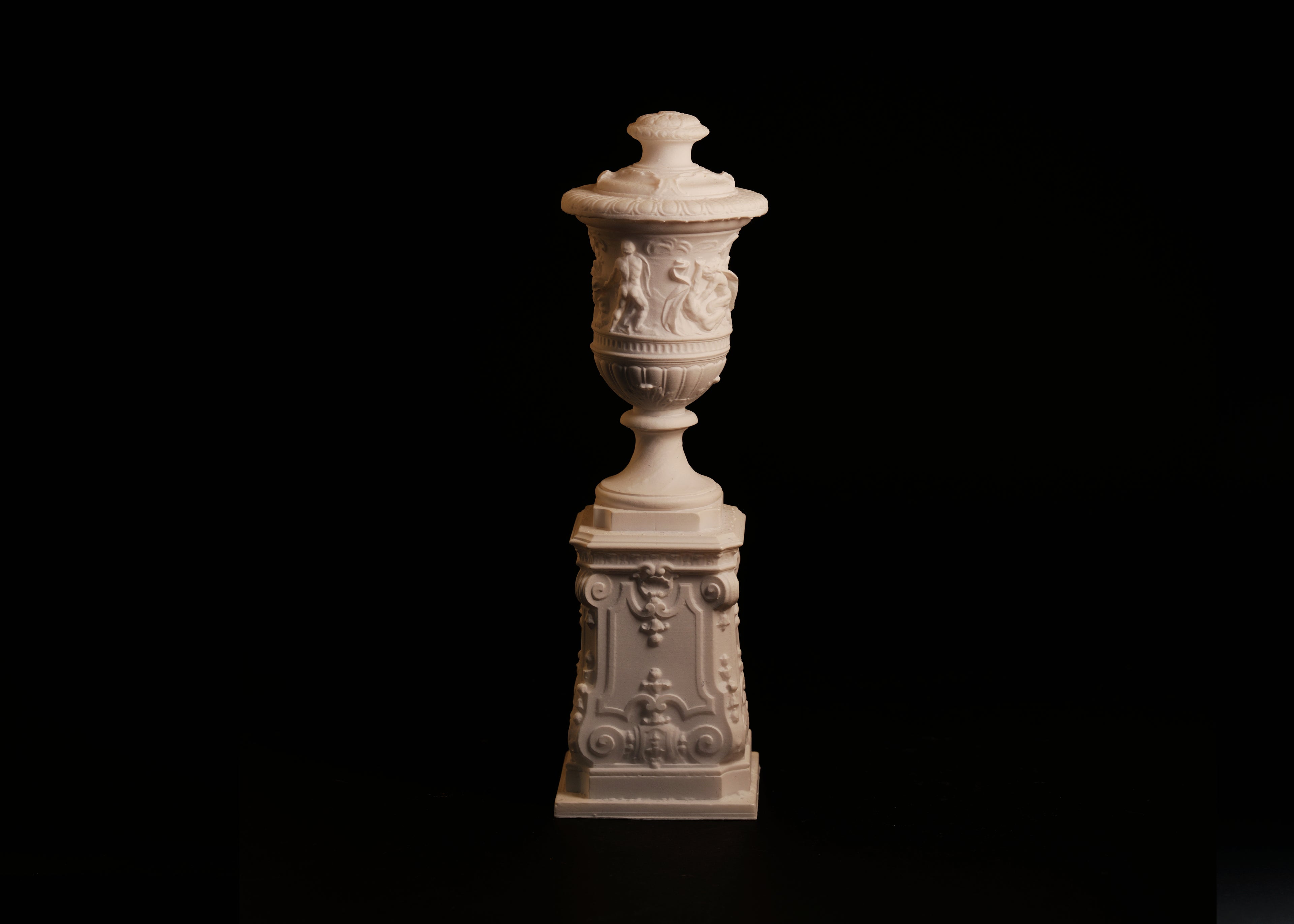 Decorative Urn on Pedestal