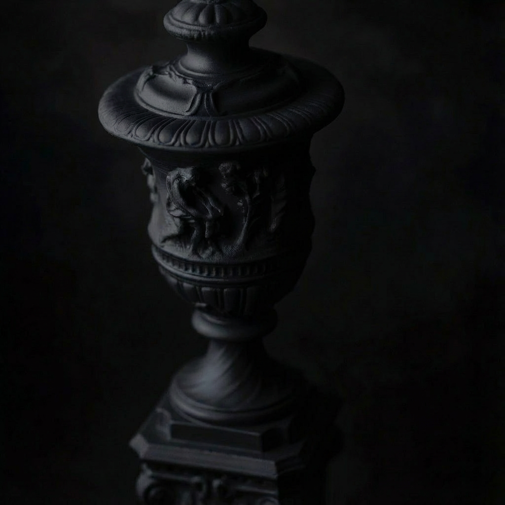 Decorative Urn on Pedestal